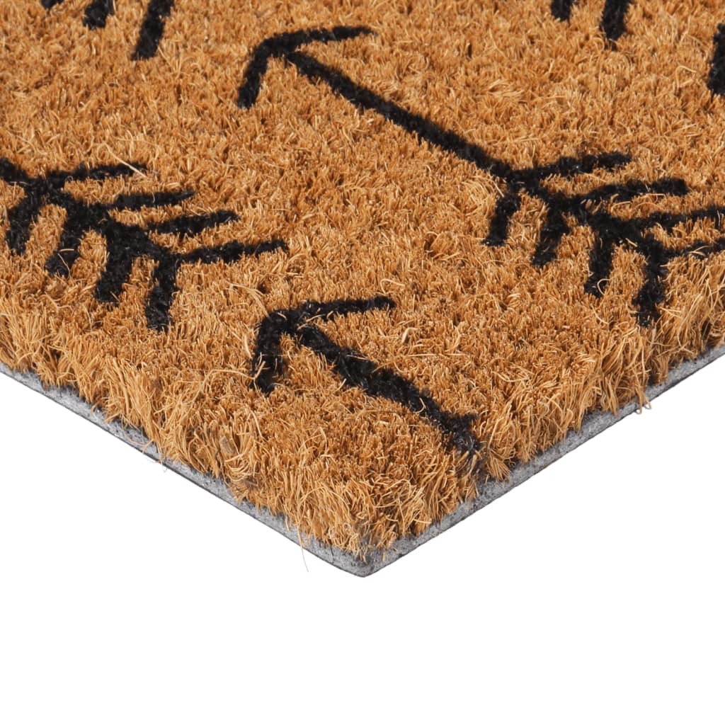 Dørmatte naturlig 45x75 cm tuftet kokosfiber