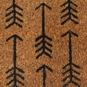 Dørmatte naturlig 45x75 cm tuftet kokosfiber