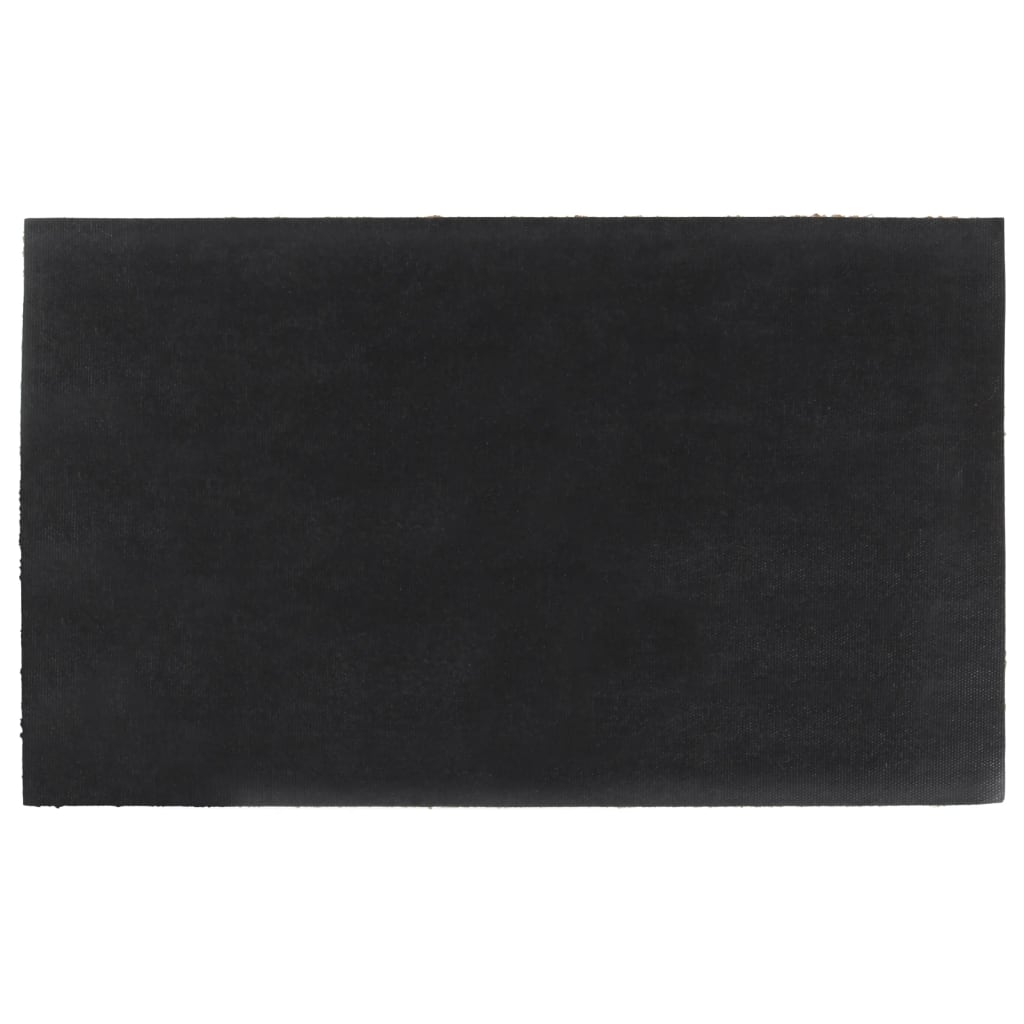 Dørmatte naturlig 45x75 cm tuftet kokosfiber