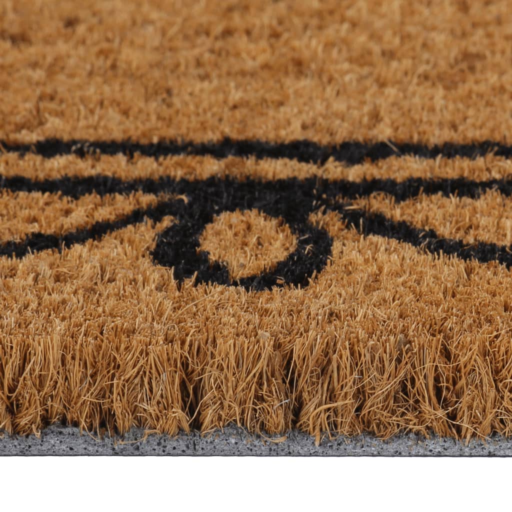 Dørmatte naturlig 45x75 cm tuftet kokosfiber