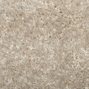 Teppe ISTAN med lang luv skinnende utseende beige 200x280 cm