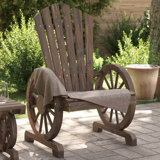 Adirondack garden chairs 4 pcs solid spruce