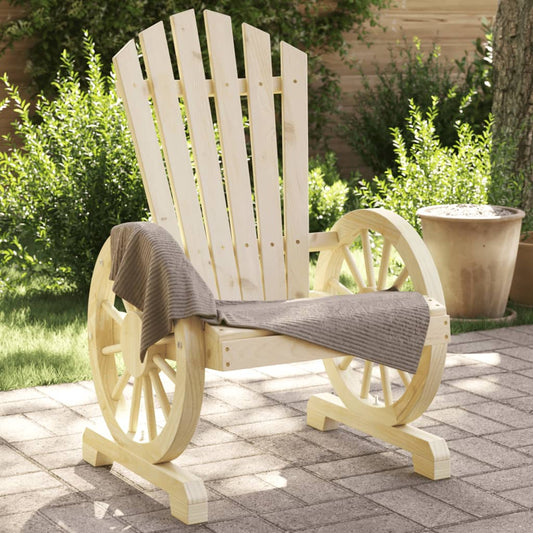 Adirondack garden chairs 2 pcs solid spruce