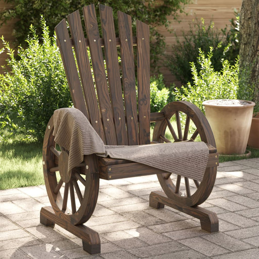 Adirondack garden chairs 2 pcs solid spruce
