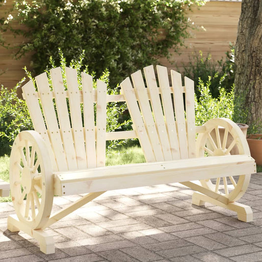 Adirondack garden chair 2-seater solid spruce wood