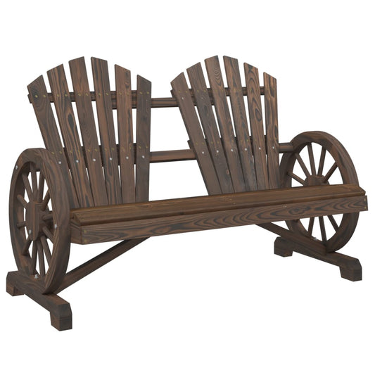 Adirondack garden chair 2-seater solid spruce wood