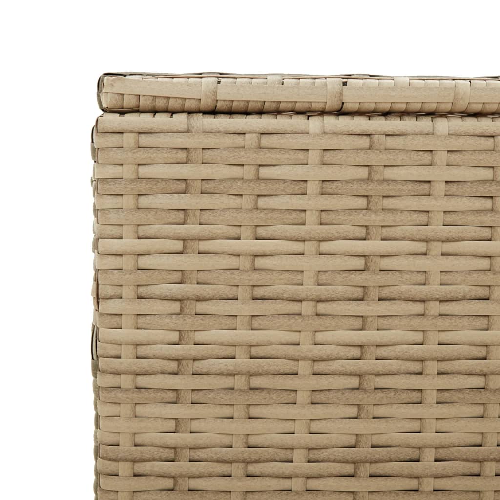 Pillowcase with wheels mixed beige 190L cm poly rattan