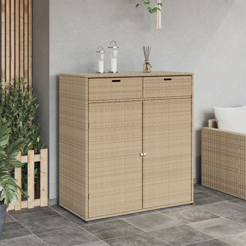 Cushion case beige 105x55x113 cm poly rattan