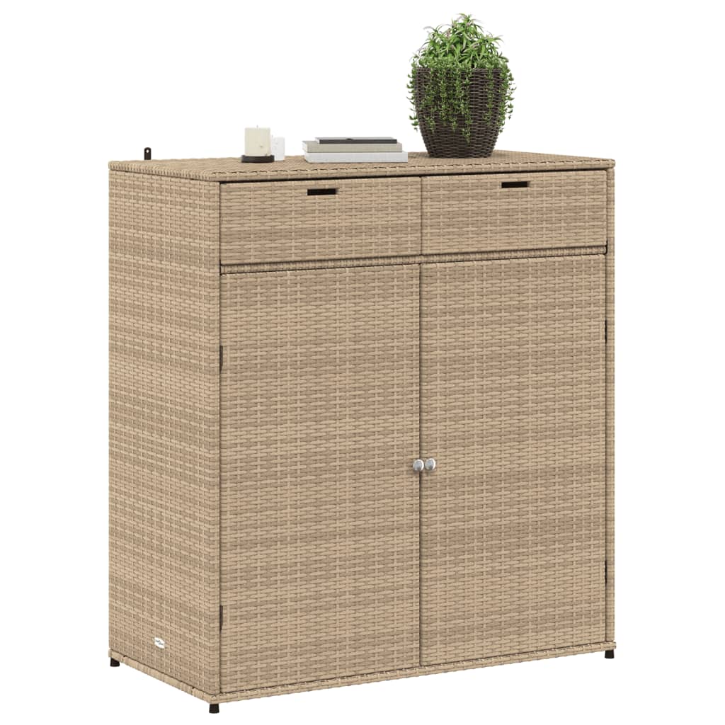 Cushion case beige 105x55x113 cm poly rattan