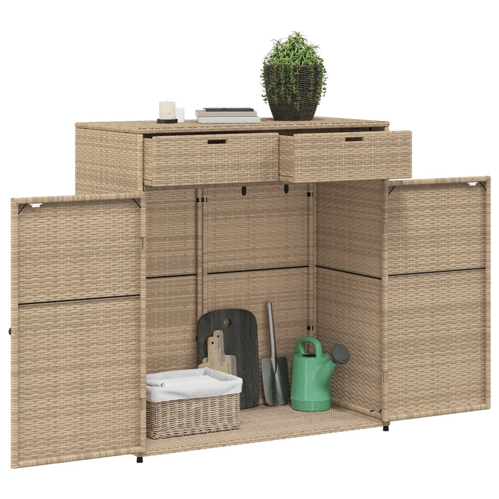 Cushion case beige 105x55x113 cm poly rattan