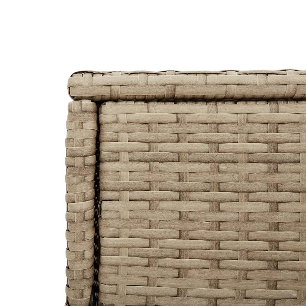 Cushion case beige 105x55x113 cm poly rattan