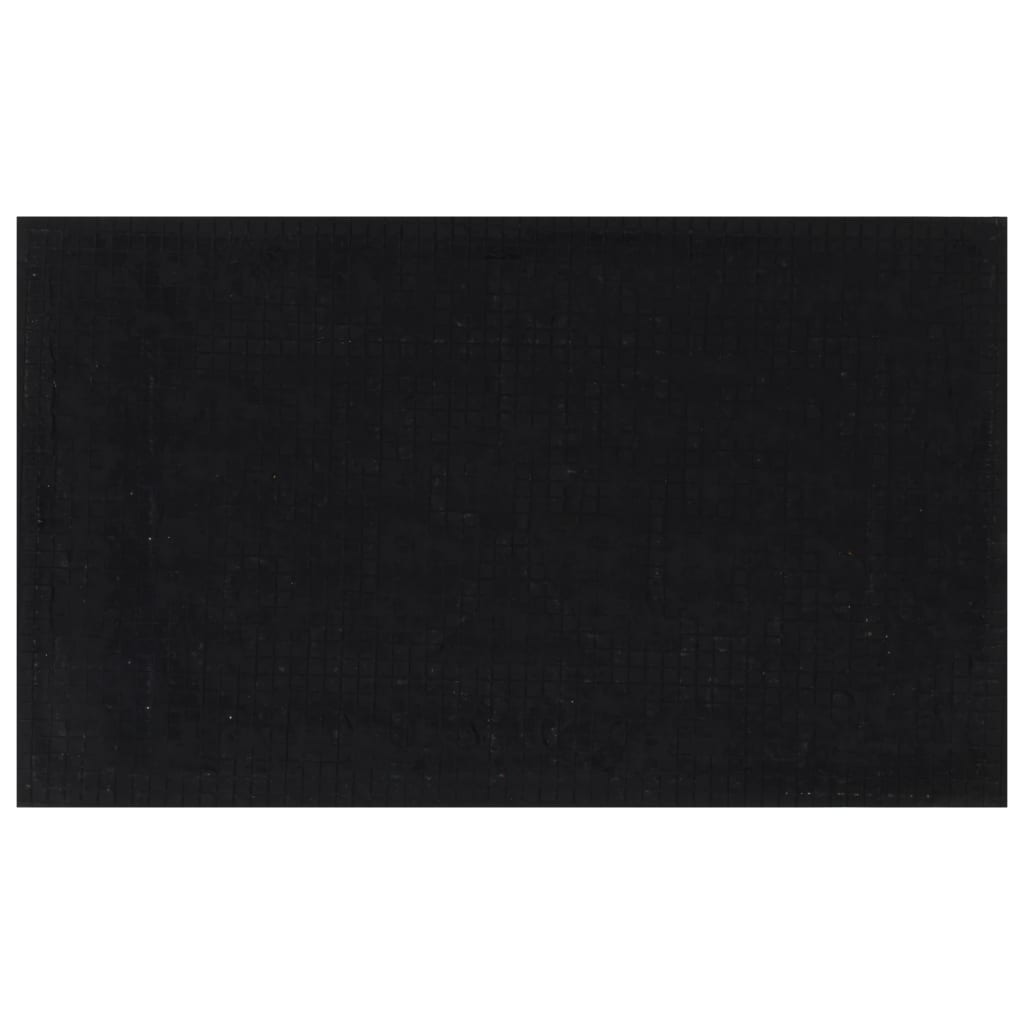 Dørmatte rektangulær 45x75 cm gummi og kokosfiber