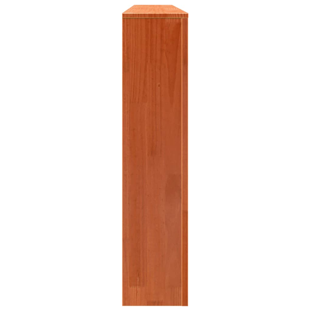 Radiatordeksel voksbrun 169x19x84 cm heltre furu