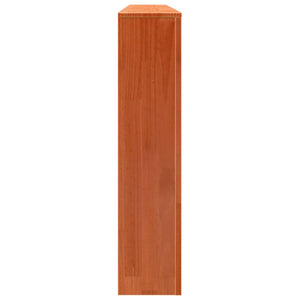Radiatordeksel voksbrun 169x19x84 cm heltre furu