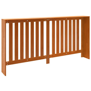 Radiatordeksel voksbrun 169x19x84 cm heltre furu