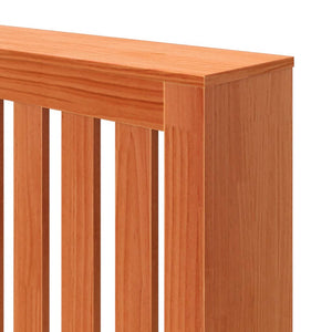 Radiatordeksel voksbrun 169x19x84 cm heltre furu