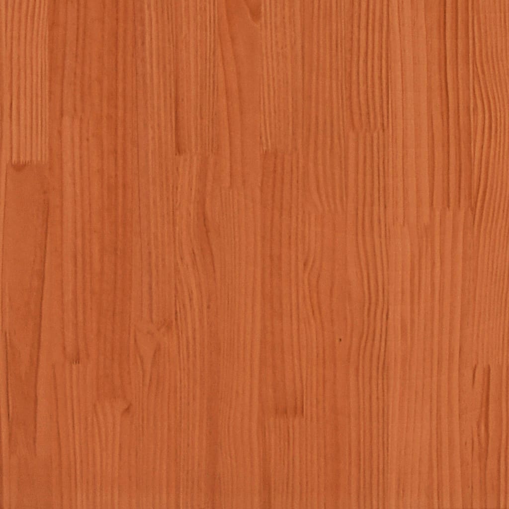 Radiatordeksel voksbrun 169x19x84 cm heltre furu