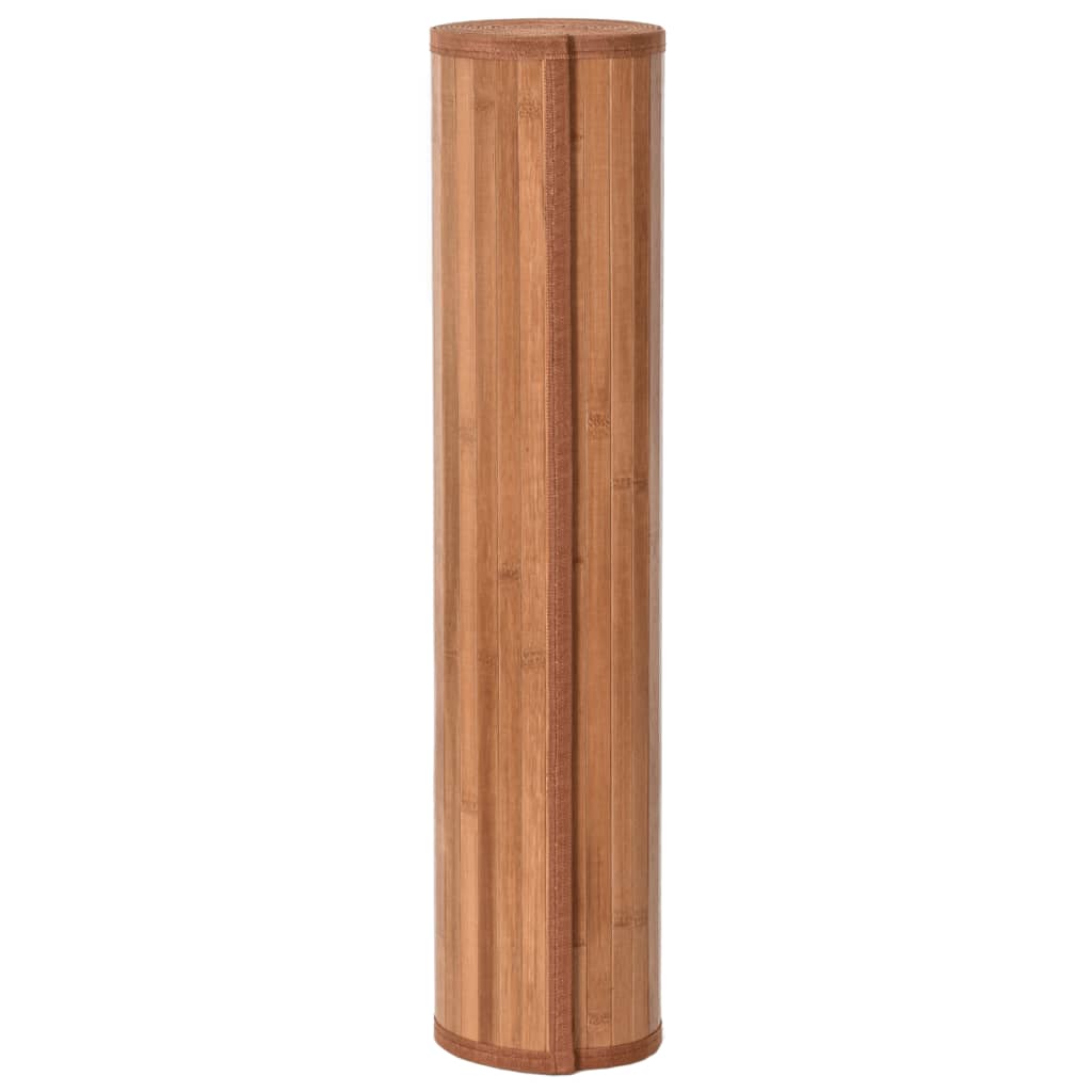 Teppe rektangulær naturell 100x1000 cm bambus