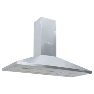 Kitchen hood 90 cm stainless steel