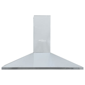 Kitchen hood 90 cm stainless steel
