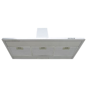 Kitchen hood 90 cm stainless steel
