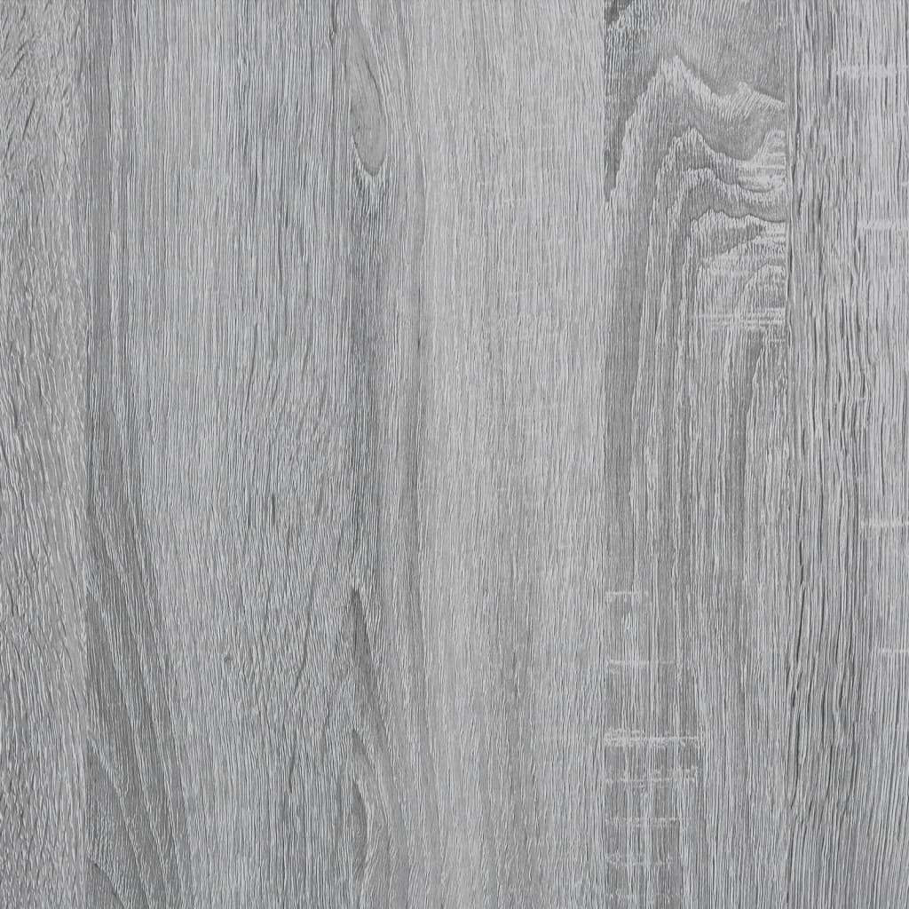 Bord grå sonoma 100x45x76 cm konstruert tre pulverlakkert stål
