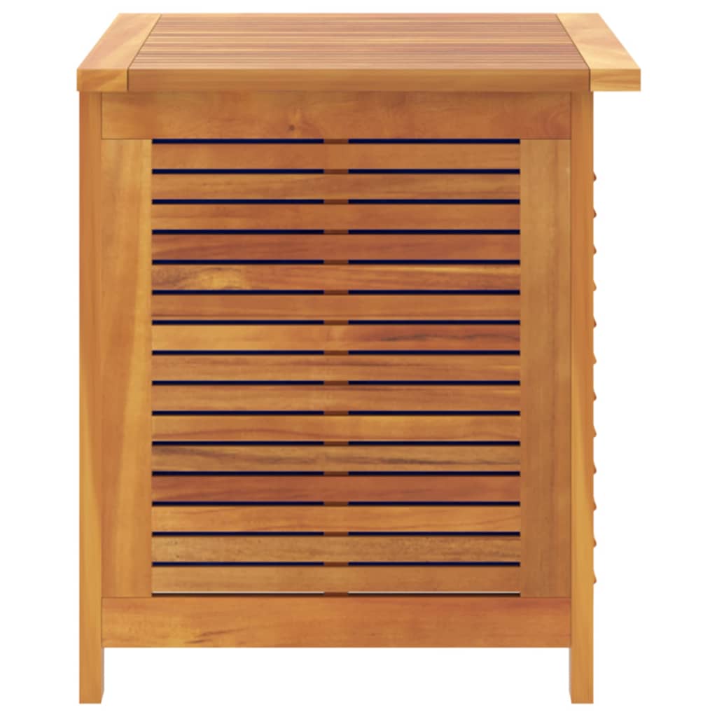 Pillow box with slats 60x50x56 cm solid acacia wood