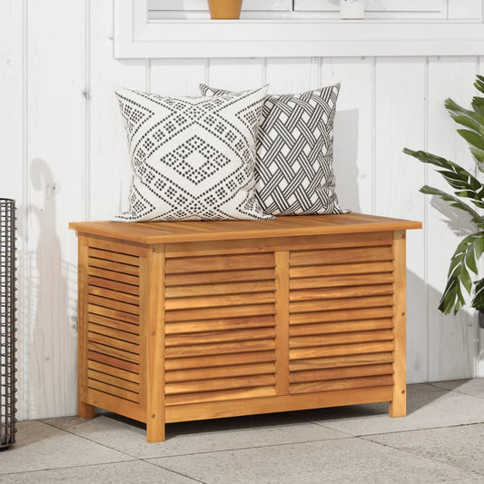 Pillow box with slats 90x50x56 cm solid acacia wood
