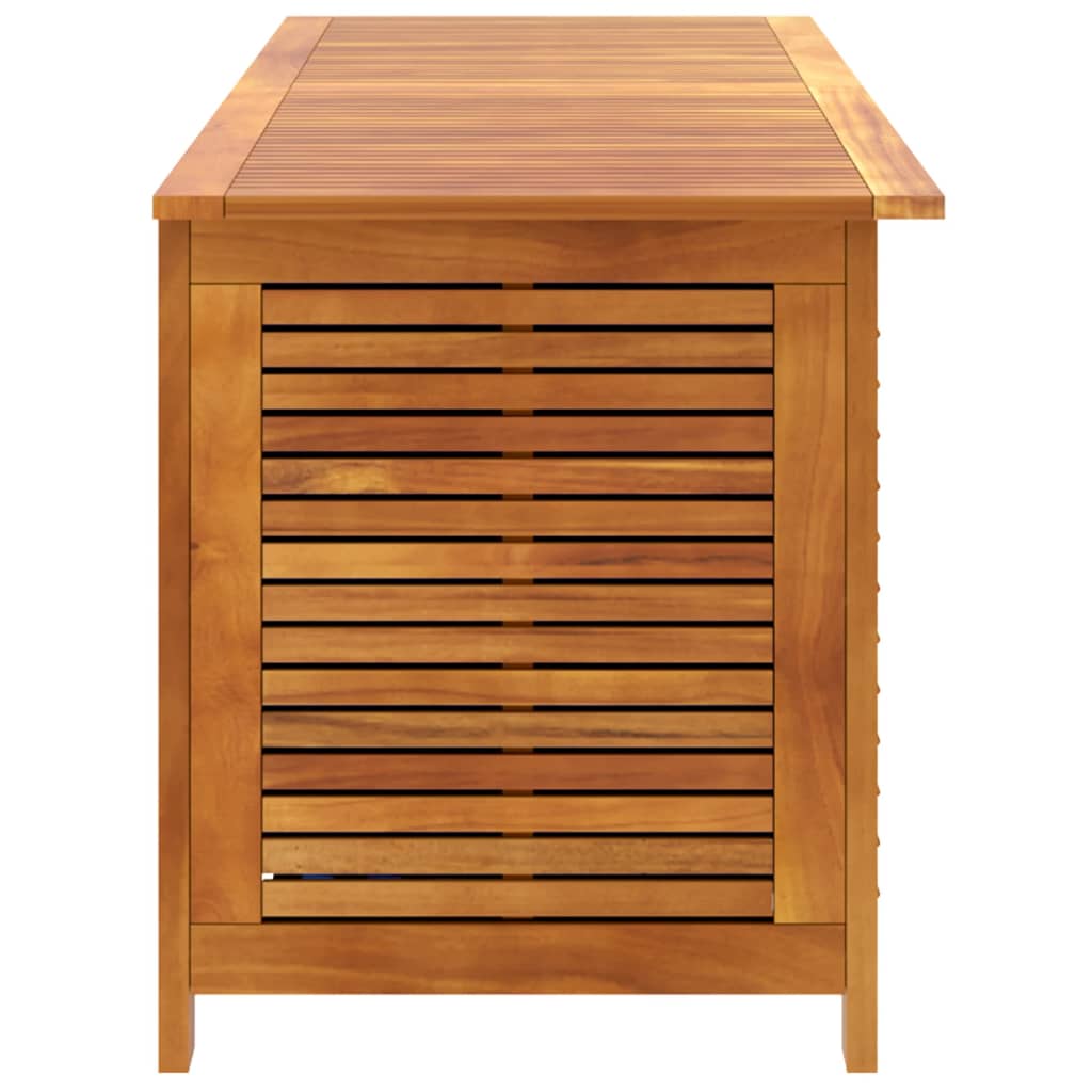 Pillow box with slats 150x50x56 cm solid acacia wood