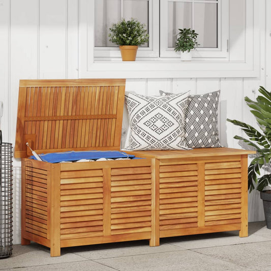 Pillow box with slats 150x50x56 cm solid acacia wood
