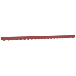 Replacement fabric for awning cover burgundy stripe 5 m