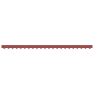 Replacement fabric for awning cover burgundy stripe 5 m