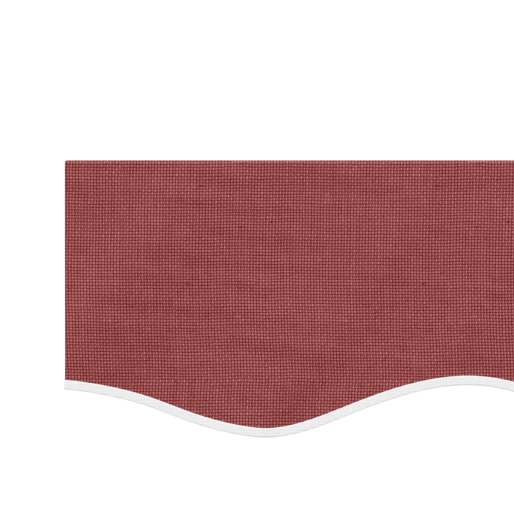 Replacement fabric for awning cover burgundy stripe 5 m