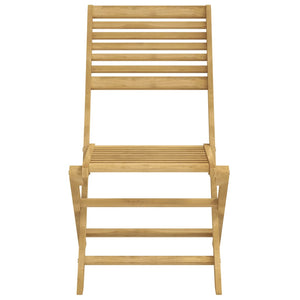 Sammenleggbare hagestoler 8 stk 48,5x61,5x87 cm heltre akasie