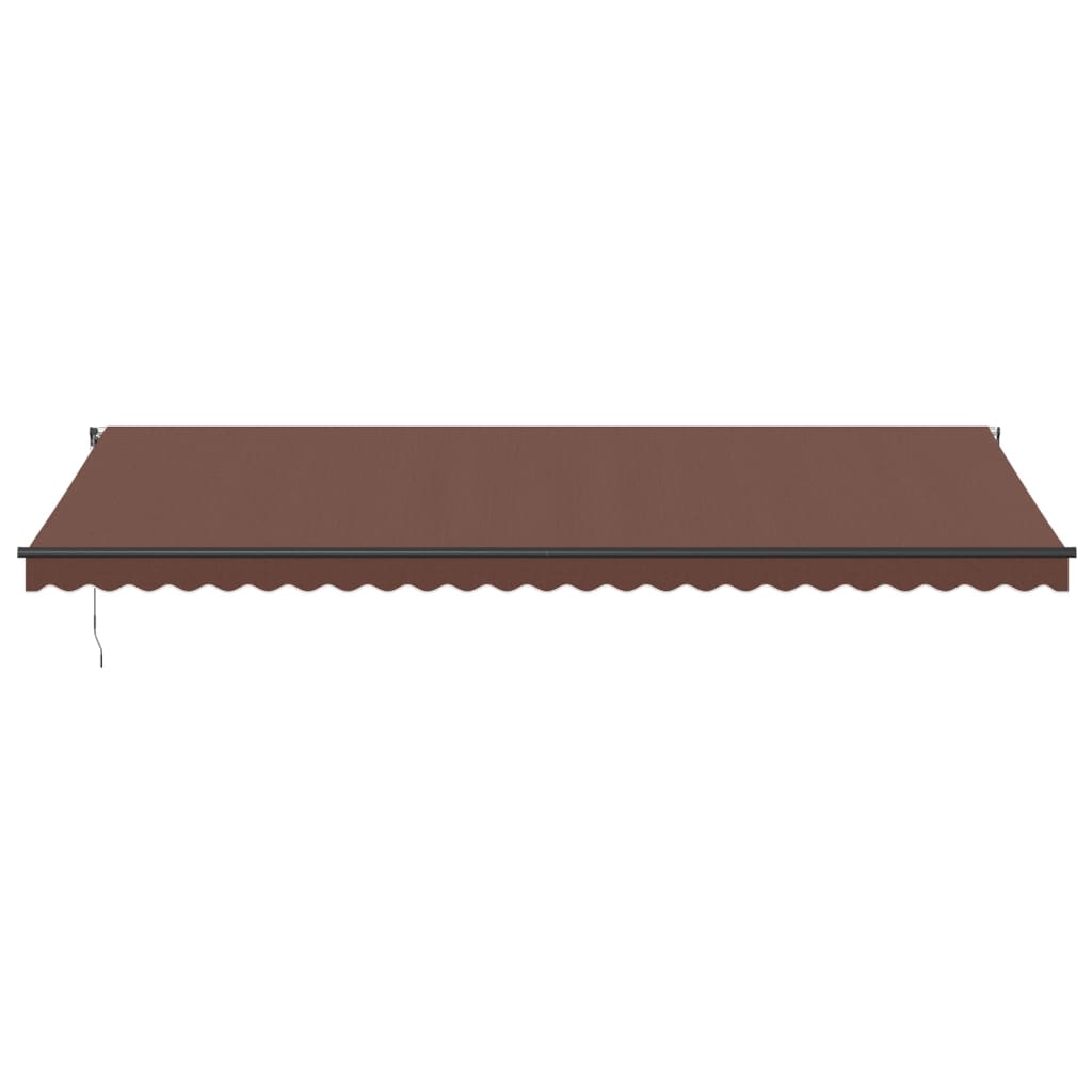 Automatisk uttrekkbar markise brun 600x350 cm