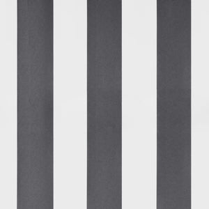 Retractable awning anthracite and white 4x3 m fabric and aluminum