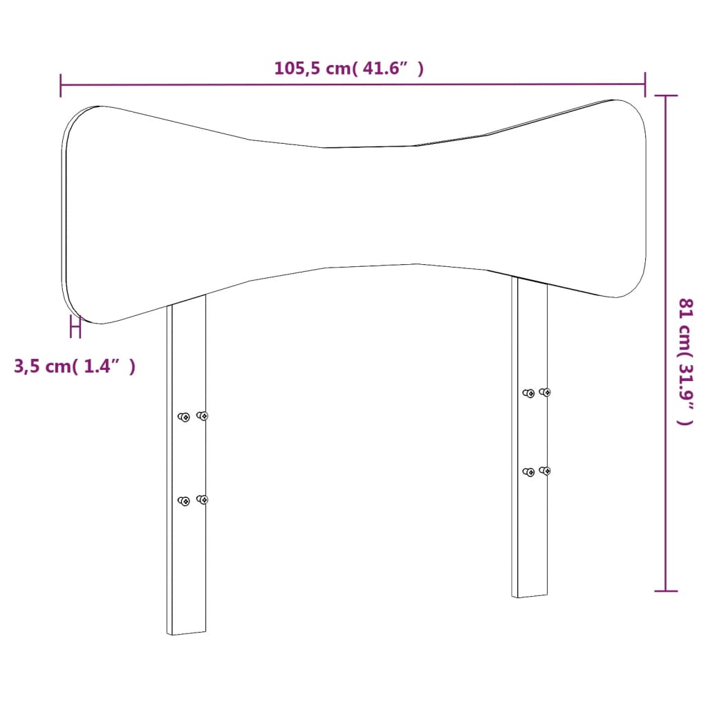 Hodegavl 100 cm heltre furu