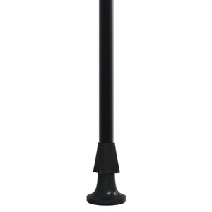 Uttrekkbar markise antrasitt 100x150 cm stoff og stål