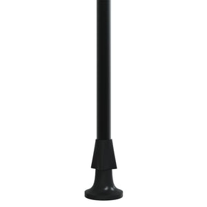 Uttrekkbar markise antrasitt 200x150 cm stoff og stål