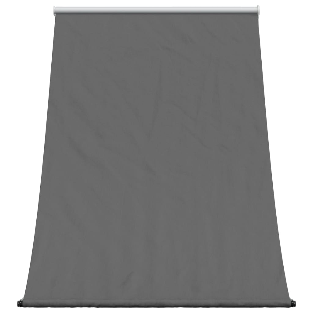 Uttrekkbar markise antrasitt 100x150 cm stoff og stål