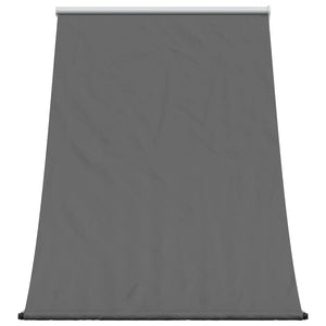 Uttrekkbar markise antrasitt 100x150 cm stoff og stål