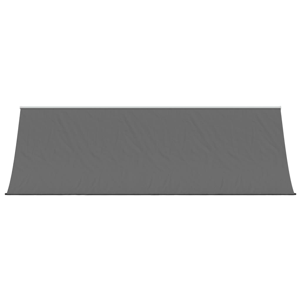 Retractable awning anthracite 350x150 cm fabric and steel