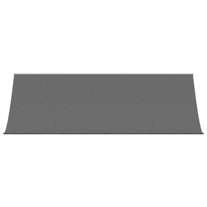 Retractable awning anthracite 350x150 cm fabric and steel