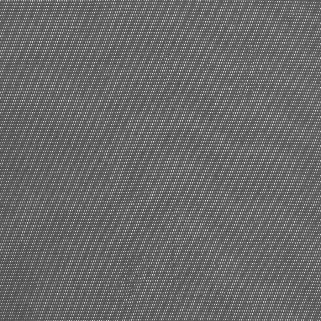 Retractable awning anthracite 350x150 cm fabric and steel