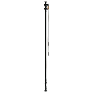 Utendørs rullegardin oransje og hvit 100x270 cm stoff og stål