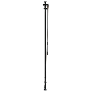 Utendørs rullegardin gul og hvit 100x270 cm stoff og stål