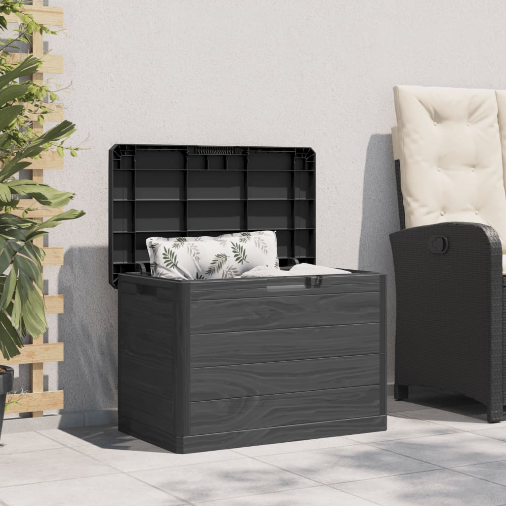 Pillow box anthracite 77.5x44.5x53 cm polypropylene