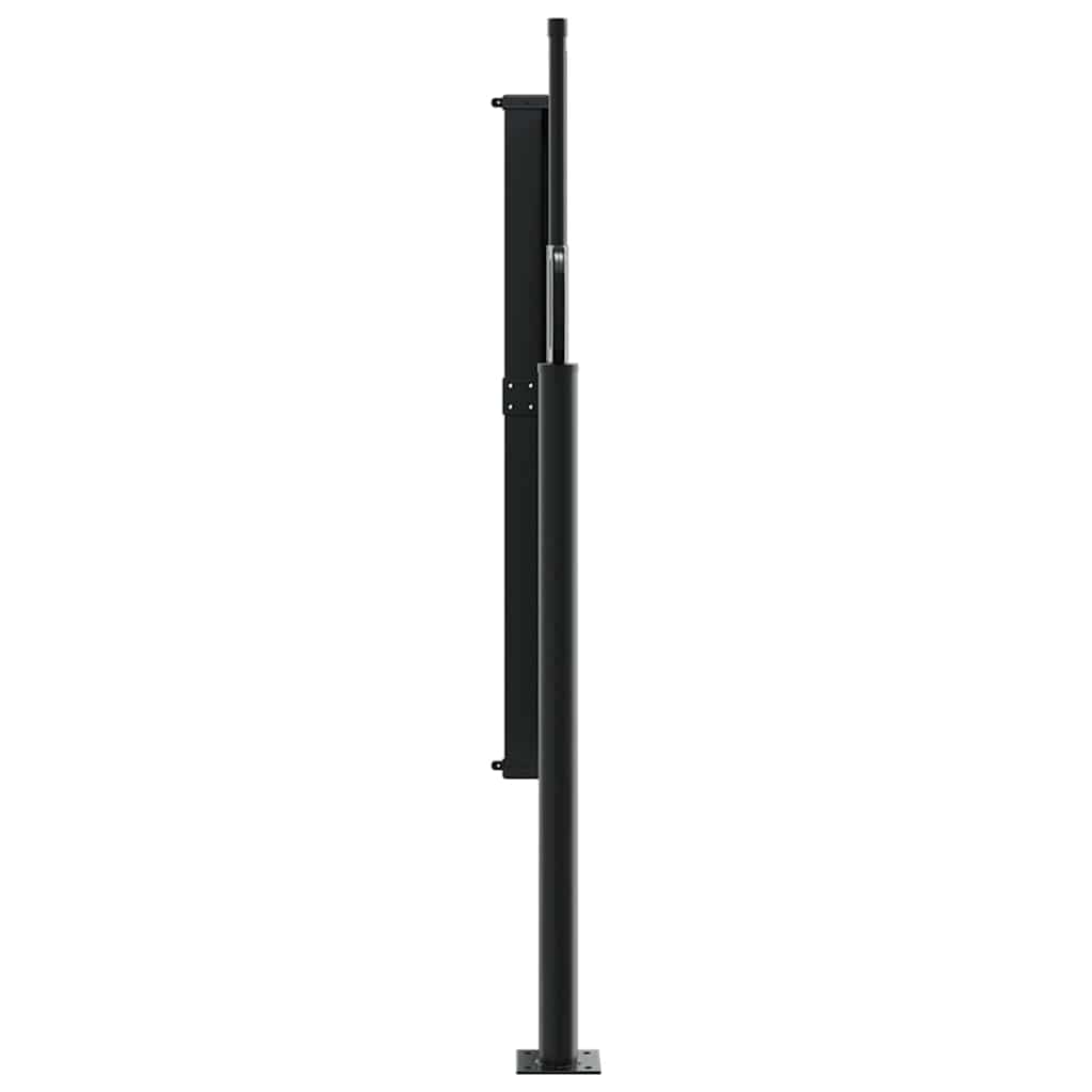 Uttrekkbar sidemarkise blå 117x300 cm