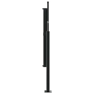 Uttrekkbar sidemarkise blå 117x300 cm