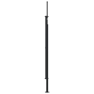 Uttrekkbar sidemarkise terrakotta 200x600 cm